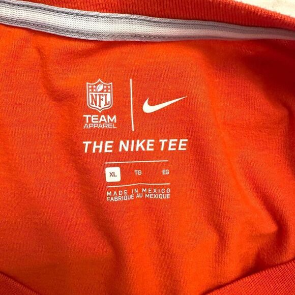 Nike NFL Team Apparel Tampa Bay Buccaneers Historic Logo Tri-blend Orange Tee XL - Picture 4 of 6